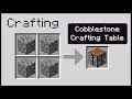 I added the COBBLESTONE CRAFTING TABLE to Minecraft... (from Dream Manhunt) [Datapack]