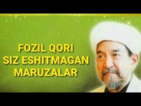 Fozil Qori    Zino  Kasofati