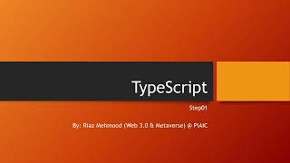 TypeScript in baby steps | step01