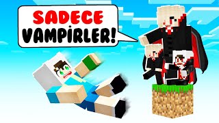 Sadece Vampi̇rler Tek Blok - Minecraft