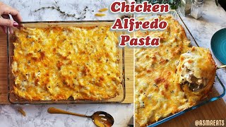 Chicken Alfredo Pasta.. طاجن مكرونة الفريدو بالفراخ والمشروم جووسي وخطيره ??