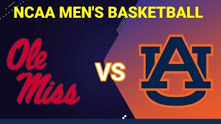 Ole Miss Rebels vs Auburn Tigers | 2025 NCAA MEN'S BASKETBALL LIVE SCORE