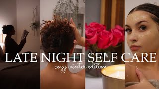 Video thumbnail of "LATE NIGHT COZY SELF CARE MOTIVATION ||relaxing, soul care, self love, cleaning & more||"