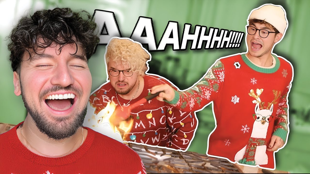 REWATCHING KNJ VIDEOS, BUT THE FUNNY CHRISTMAS ONES