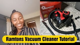 How to use Ramtons vacuum cleaner