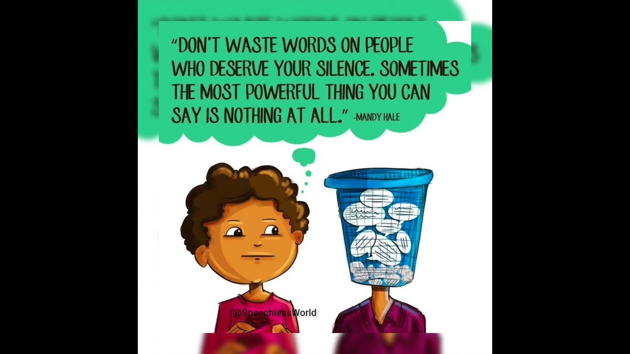 Deep meaning picture. @SpeechlessWorld. 