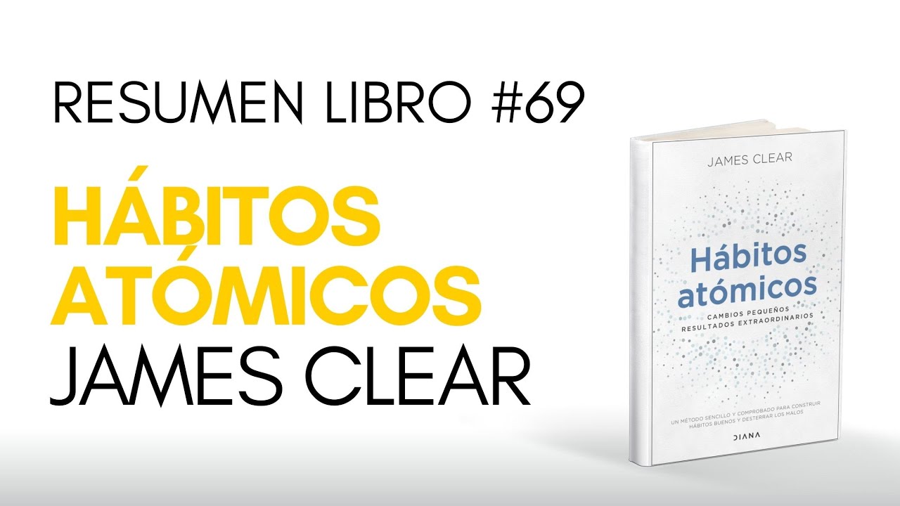 Libro visual Hábitos atómicos - James Clear | Sticker