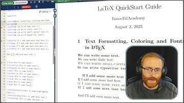 LaTeX Tutorial: Text Formatting