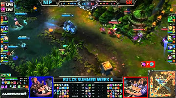 LCS 2013 EU Summer W4D1- NiP vs SK Recap