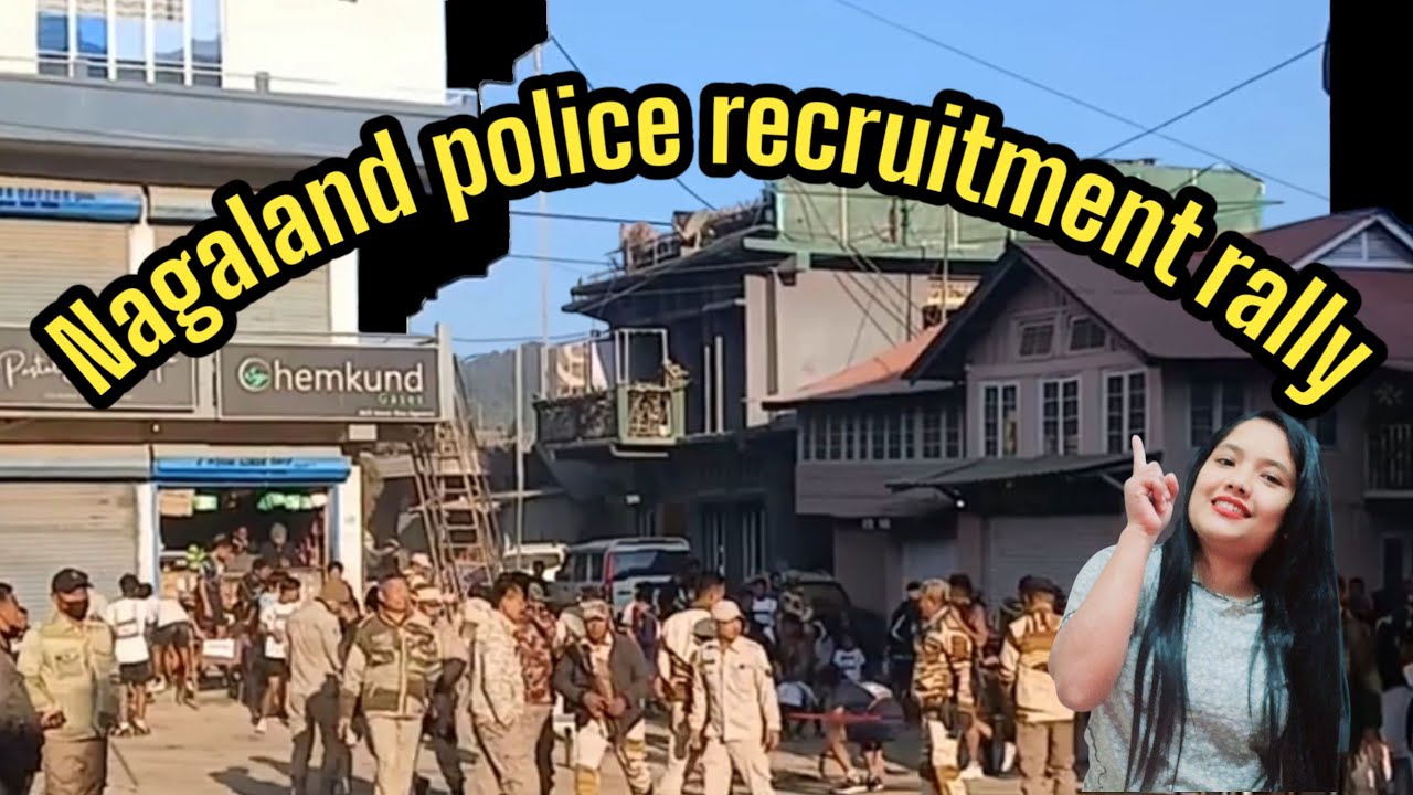 Nagaland police recruitment rally 😮