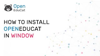 How to Install OpenEduCat in Windows