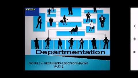 HS300  Principle of management-Module IV-Departmentation-Asst Prof Dhanya R