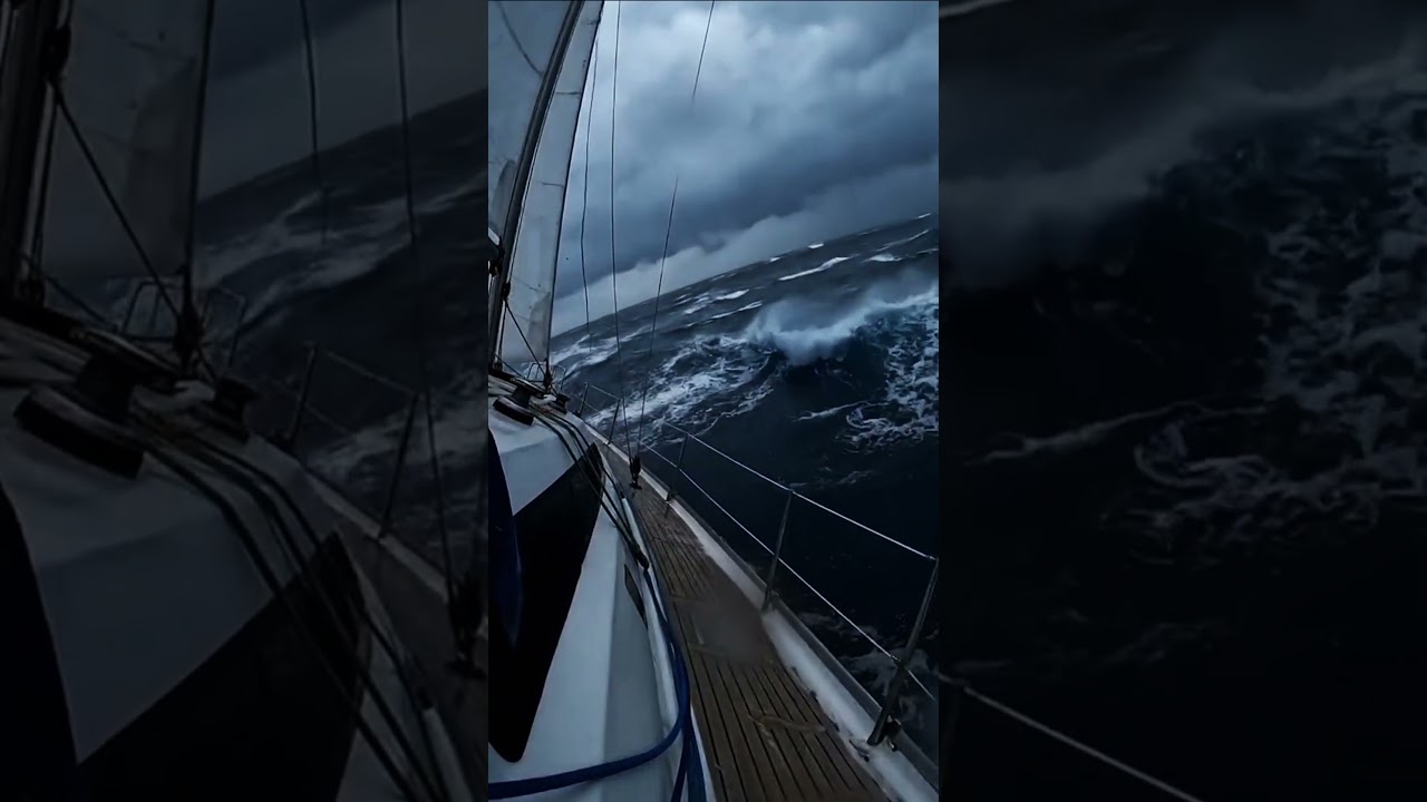 When the Ocean Wakes Up 🌊⛵️ 