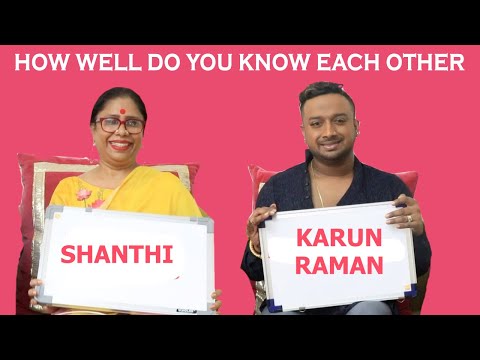 How Well Do You Know Each Other? Ep-12 - Karun Raman And His Mom Fun Filled Interview | We Magazine