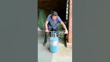 The process of uninstalling the gas valve = good tools can improve efficiency