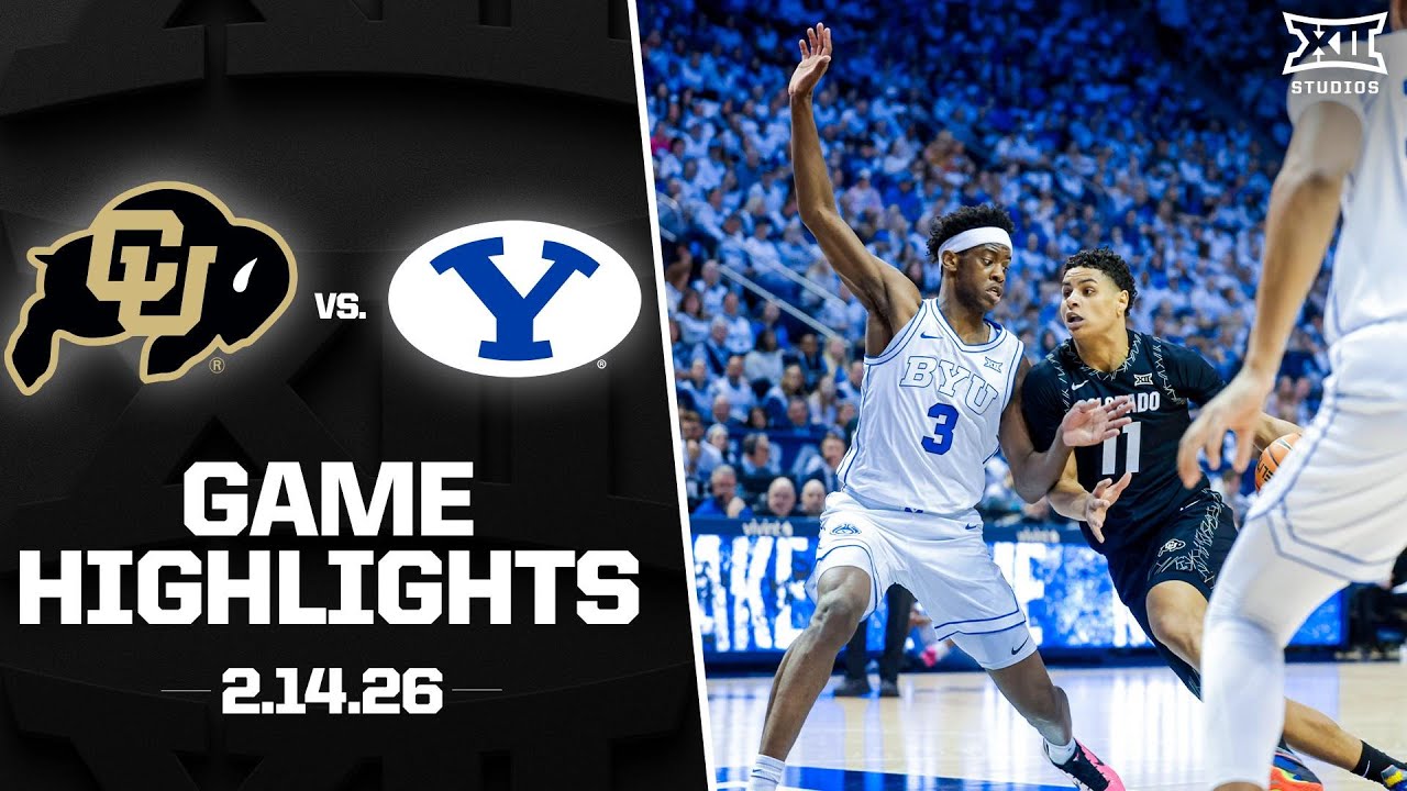 Colorado vs. #22 BYU Game Highlights | 2025-26 Big 12 Men’s Basketball