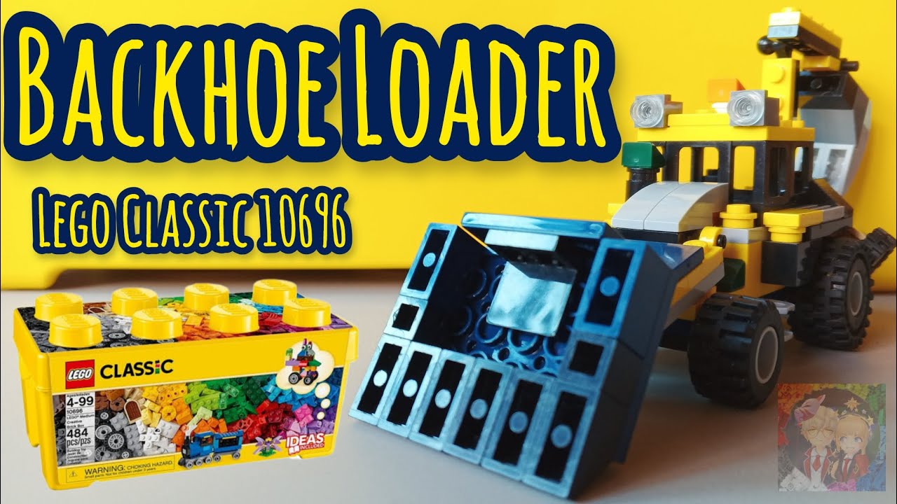 LEGO Classic 10696 "BACKHOE LOADER" - Instructions on how to build.