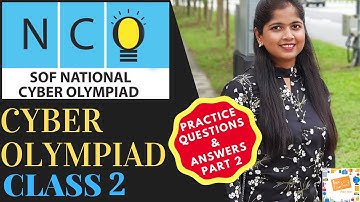 National Cyber Olympiad Grade 2 - Exam Paper 2016 - Part 2 | SOF NCO Class 2