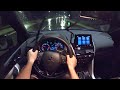 2022 Mitsubishi Eclipse Cross Rainy POV Night Drive Binaural Audio 