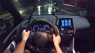 2022 Mitsubishi Eclipse Cross - Rainy Pov Night Drive Binaural Audio