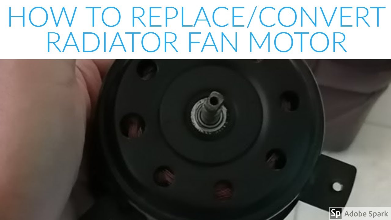 HOW TO REPLACE/CONVERT RADIATOR FAN MOTOR FOR HYUNDAI EON - YouTube