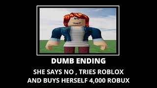 You ask your mom for Robux (All Endings 4)