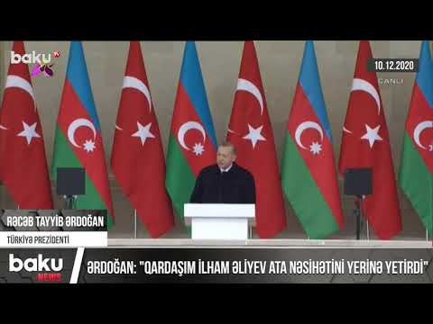 Erdoğan Parad'da çıxışı şeir