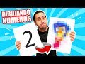 CONVIRTIENDO NUMEROS EN DIBUJOS !! 10 DIBUJOS CREATIVOS | HaroldArtist