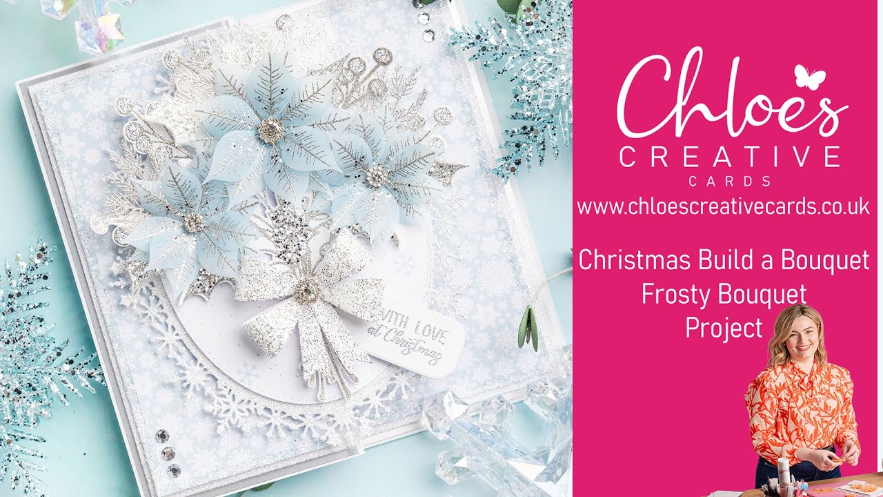 Творческие открытки Хлои: как сделать рождественскую открытку с загнутыми краями из морозного бук...