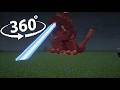 360° panoramic 4k King Ghidorah vs Godzilla!