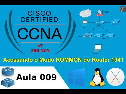 ?? 009 Acessando o Modo ROMMON do Router 1941 - Laboratório Prático Cisco CCNAv7 200-301