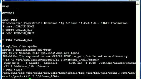 Oracle DBA Justin - How to set the Oracle environment on a Unix or Linux system