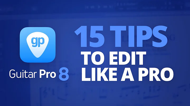 15 Tips to edit scores like a pro! [Guitar Pro 8 tutorial]