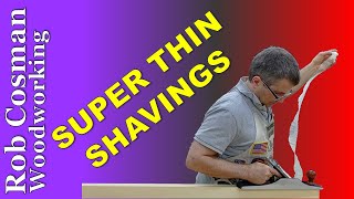 Hand Plane Adjustment  for Super Thin Shavings (SECRETS REVEALED)