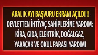 Devletten İhtiyaç Sahiplerine Yardım: Kira, Gıda, Elektrik Faturası, Doğalgaz, Yakacak Yardımı Resimi