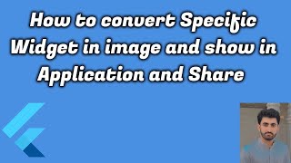 how to convert Specific Widget into Image and Show in Application in flutter.Urdu || Hindi screenshot 1