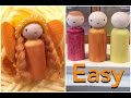 PEG DOLLS FOR BEGINNERS | PAINT PEG DOLLS FOR BEGINNERS | PAINT