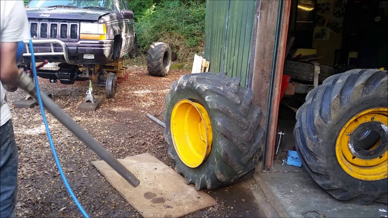 Homemade Tire Bead Seater Cheater Youtube