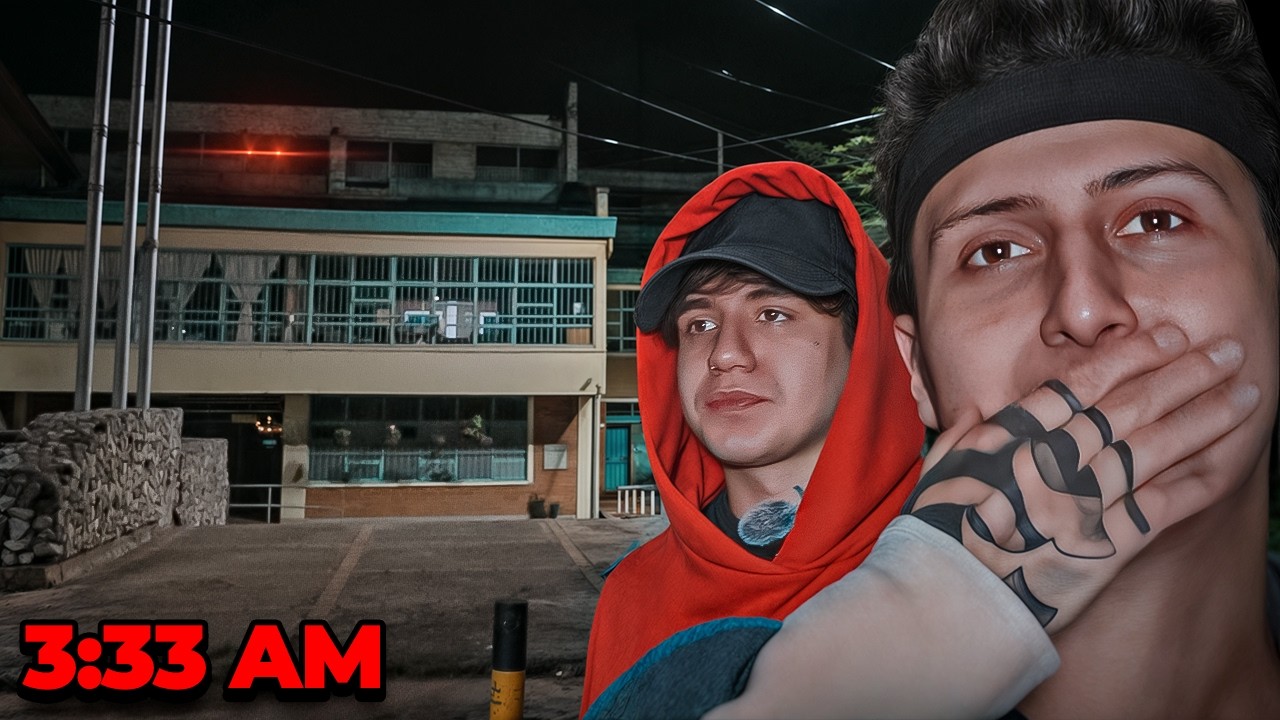 Cazando FANTASMAS en un COLEGIO a las 3AM 😰 *nos asustaron 😰*