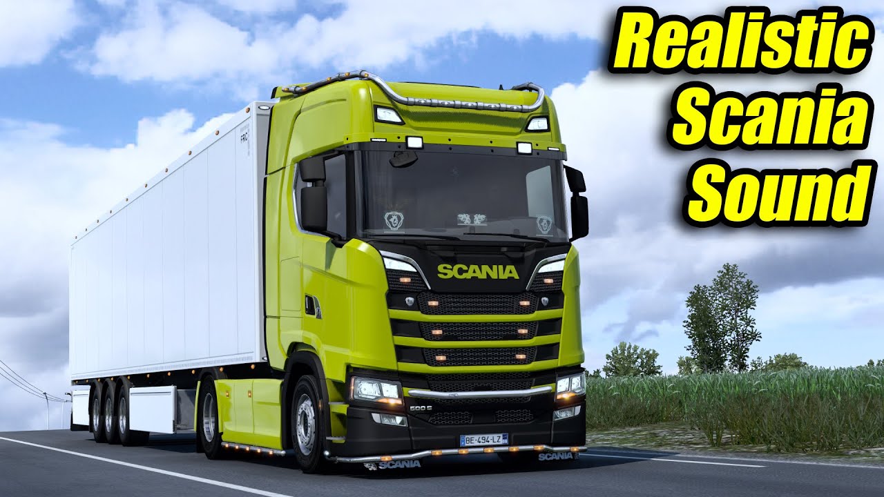 Realistic Scania Sound 1 Ets2 Youtube