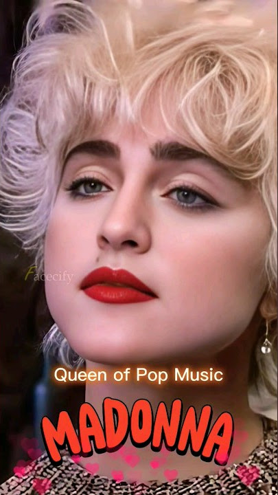 Madonna: A Timeless Icon of Pop Royalty | Commentary | Facesify #shorts #madonna #throwback