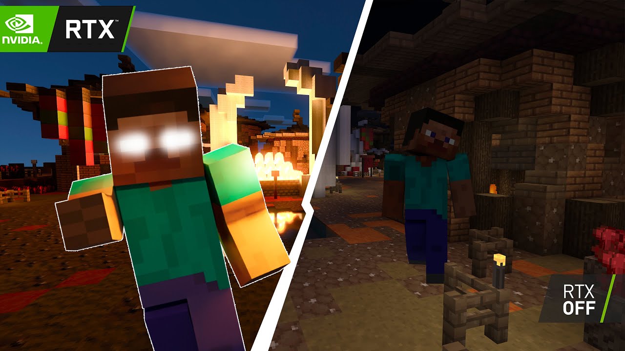 ASÍ ES MINECRAFT CON RTX - YouTube