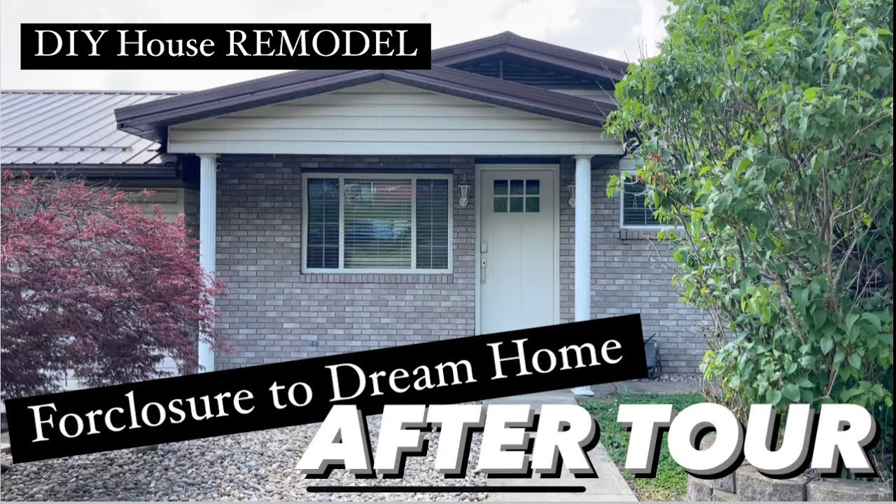 AFTER TOUR | Foreclosure to DREAM HOME - DIY Home Remodel first time