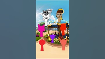 Construction Challenge Incredibox Sprunki Complete the puzzle correctly   Playing with shadows