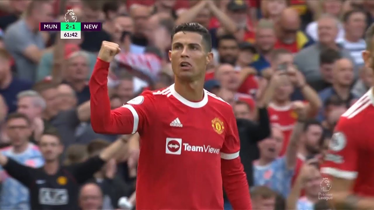 Premier League  Ronaldo Scores Twice On His Second Debut With United  Man United vs Newcastle