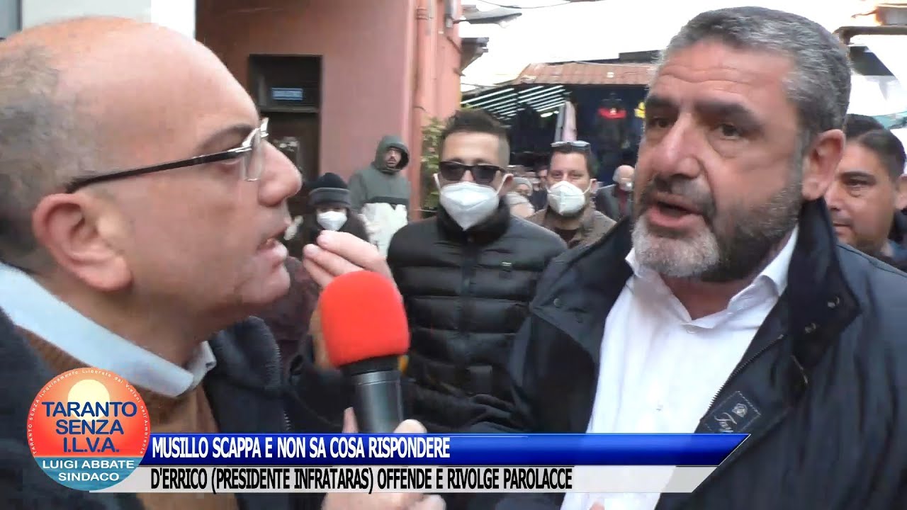 MUSILLO SCAPPA E D'ERRICO (PRES. INFRATARAS) RIVOLGE PAROLACCE A LUIGI ABBATE