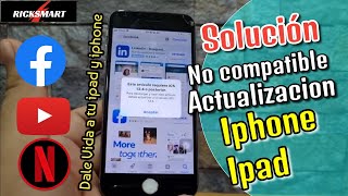 Actualiza descargar aplicaciones no compatible de iphone ipad iphone 5 iphone 6 facebook y más.