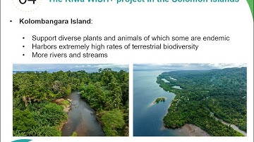 The Kiwa WISH+ project, presented by Thomas Yalu at the Pacific Resilience Meeting 2023