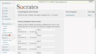Socrates Wordpress Theme - Demo & Introduction