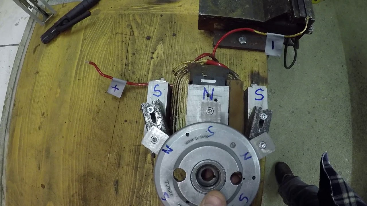 Polrad Magnetisieren